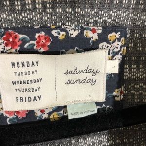 Anthropologie Sweaters - Saturday Sunday anthro grey & white jacket sz. L Anthropologie Sweaters - Saturday Sunday anthro grey & white jacket sz. L